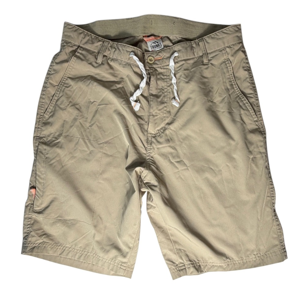 TRUNKS Surf & Swim Co. 360 Utility Hybrid Shorts - Khaki Tan (Size 32)